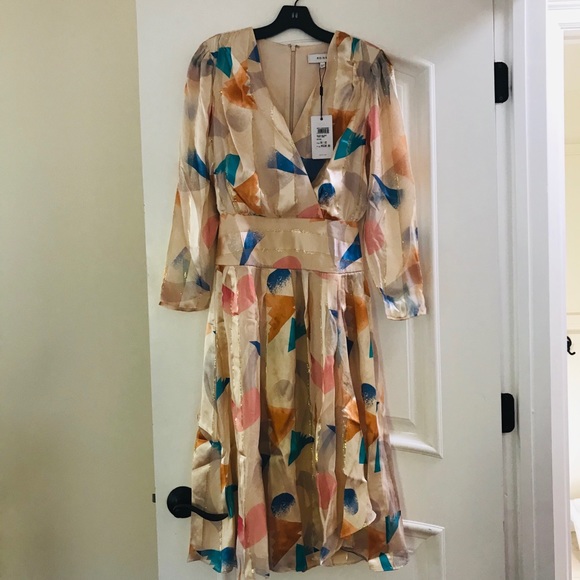 New Reiss Melody Silk Dress - Picture 6 of 7